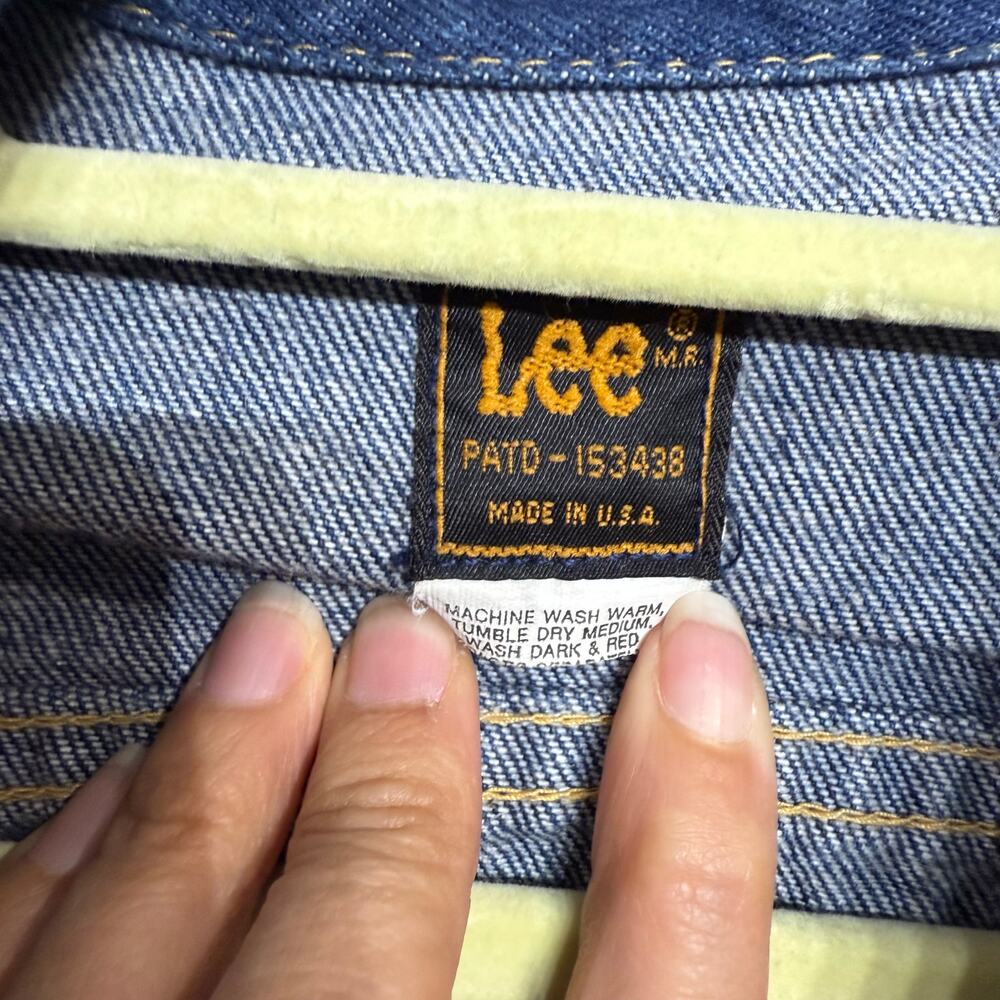 Lee Custom Pink Floyd Jean Jacket Sz S - Picture 5 of 11